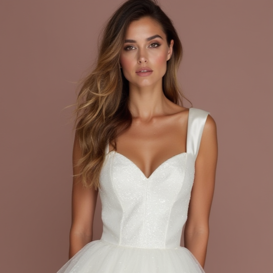 Stylish White Mini Short Wedding Dress with a Cowl Neckline for a Modern and Chic Look New Satin white