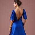 Dreamy Blue Evening Dress & Prom Dress with Shimmer Tulle for a Fairytale Look blue New Satin