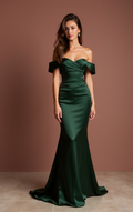Vintage-Inspired Green Evening Dress & Prom Dress with Beaded Fringe green New Satin