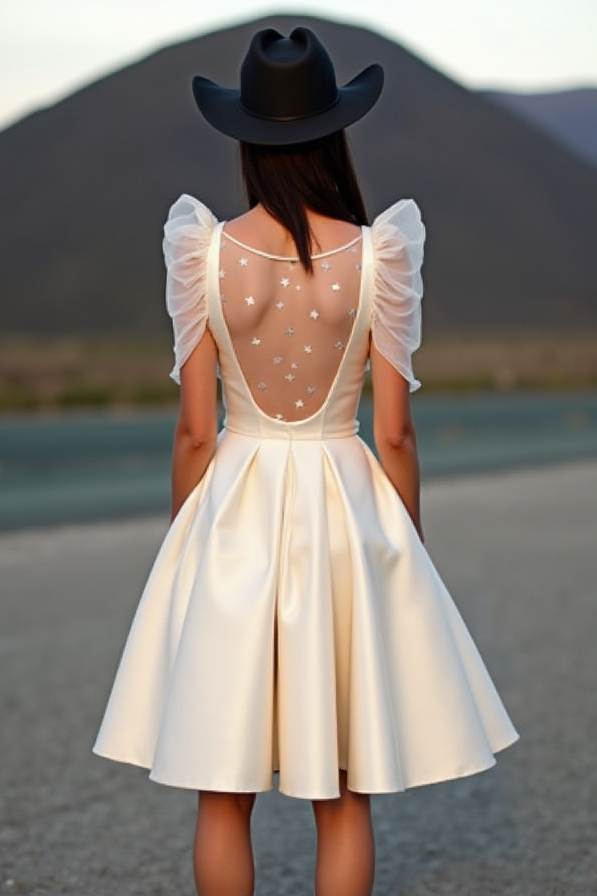 Short Mini Wedding Dress for Modern Brides Wanting a Chic Look backless mesh New Satin Short Wedding Dress silk