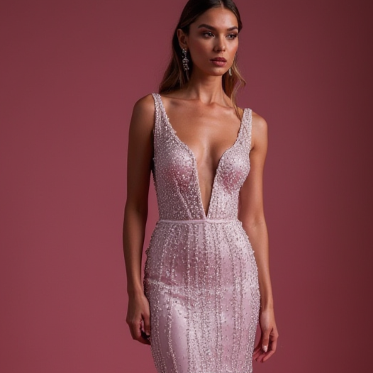 Timeless Evening Gown and Prom Dress with a Lace-up Back for a Custom Fit backless New Satin