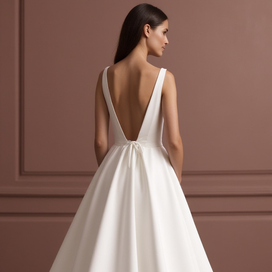 Princess Ball Gown Wedding Dress for Romantic and Traditional Brides New Satin