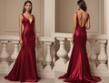 Chic Prom Dress and Evening Gown with a Full Skirt for a Princess-Like Look backless New Satin