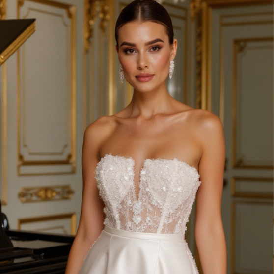 Stunning Short Wedding Dress and Mini Dress with a Satin Finish for a Luxurious Look backless embroidery mesh New Satin Short Wedding Dress silk