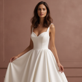 Princess Wedding Dress for Brides Who Want a Luxurious Wedding Look New Satin