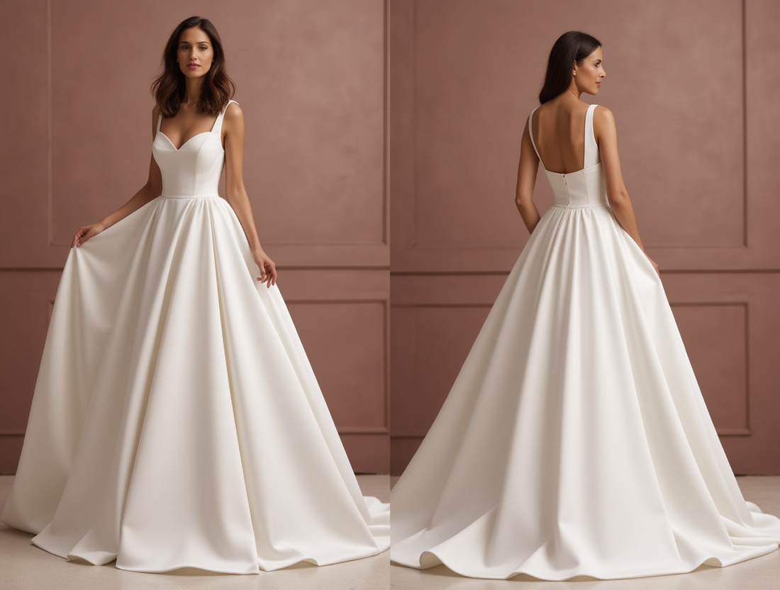 Princess Wedding Dress for Brides Who Want a Luxurious Wedding Look New Satin