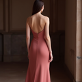 Dramatic Pink Evening Dress & Prom Dress with Layered Tulle for a Voluminous Look New pink Satin
