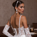 A-Line Wedding Dress with a Halter Neck for a Sophisticated Bridal Look backless New Satin