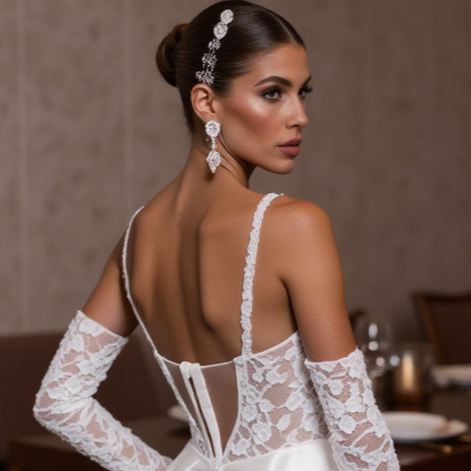 A-Line Wedding Dress with a Halter Neck for a Sophisticated Bridal Look backless New Satin