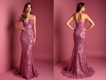 Elegant Prom Dress and Evening Gown with a Low Back for a Sexy Touch backless New Satin
