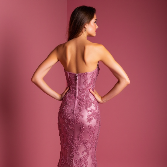 Elegant Prom Dress and Evening Gown with a Low Back for a Sexy Touch backless New Satin