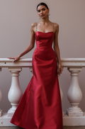 Sophisticated Prom Dress and Evening Gown with a High Neck for a Modest Look backless New Satin