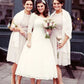 1920's Tea Length Country Wedding Dresses Vintage Short Garden Beach Bridal Gown Wedding Gown Vestido De Novia