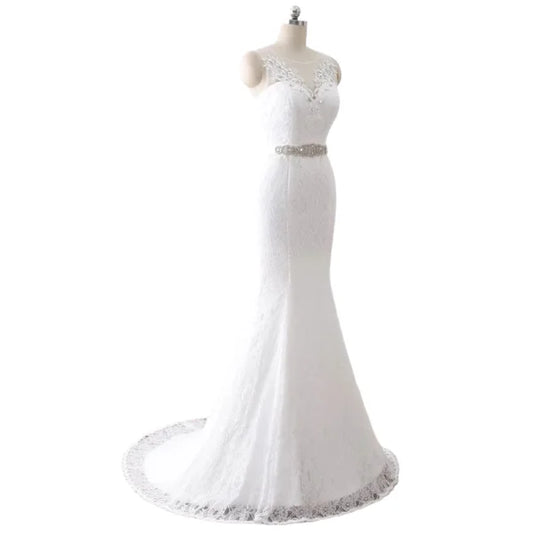 Eleganti bellissimi abiti da sposa sirena di bellissimi fiori di pizzo vestidos de noiva abito da sposa da sposa