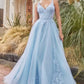 Princess Lace Embroidery Prom Dresses Tulle A-line Evening Dress Lace Up Back فستان سهرة Sweet Robe De Soirée