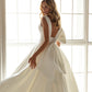 Line Wedding Dress Princess Satin Bride sukienki seksowne V Neck Wedding Party Suknie