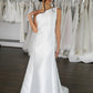 Narrow A-Line Style Skirt Vestido De Novia Wedding Dress Bridal Gown Skirt Bow Satin Court Train Dress